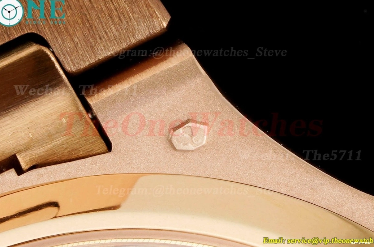 RG 324SC 35mm RG White Textured 7118 Dial PPF Nautilus 0402